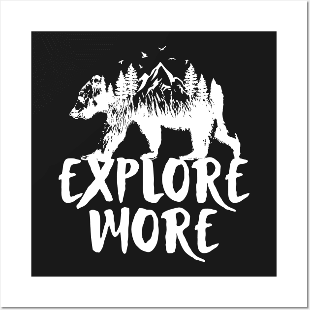 Explore More Bear Wilderness Wall Art by Kyandii